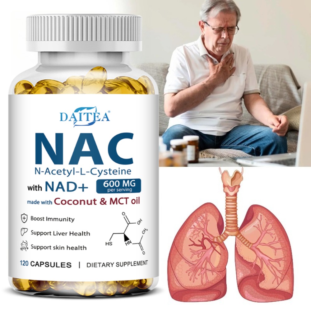 Mct Oil Coconut - NAC Supplement N-Acetyl Cysteine Capsules with