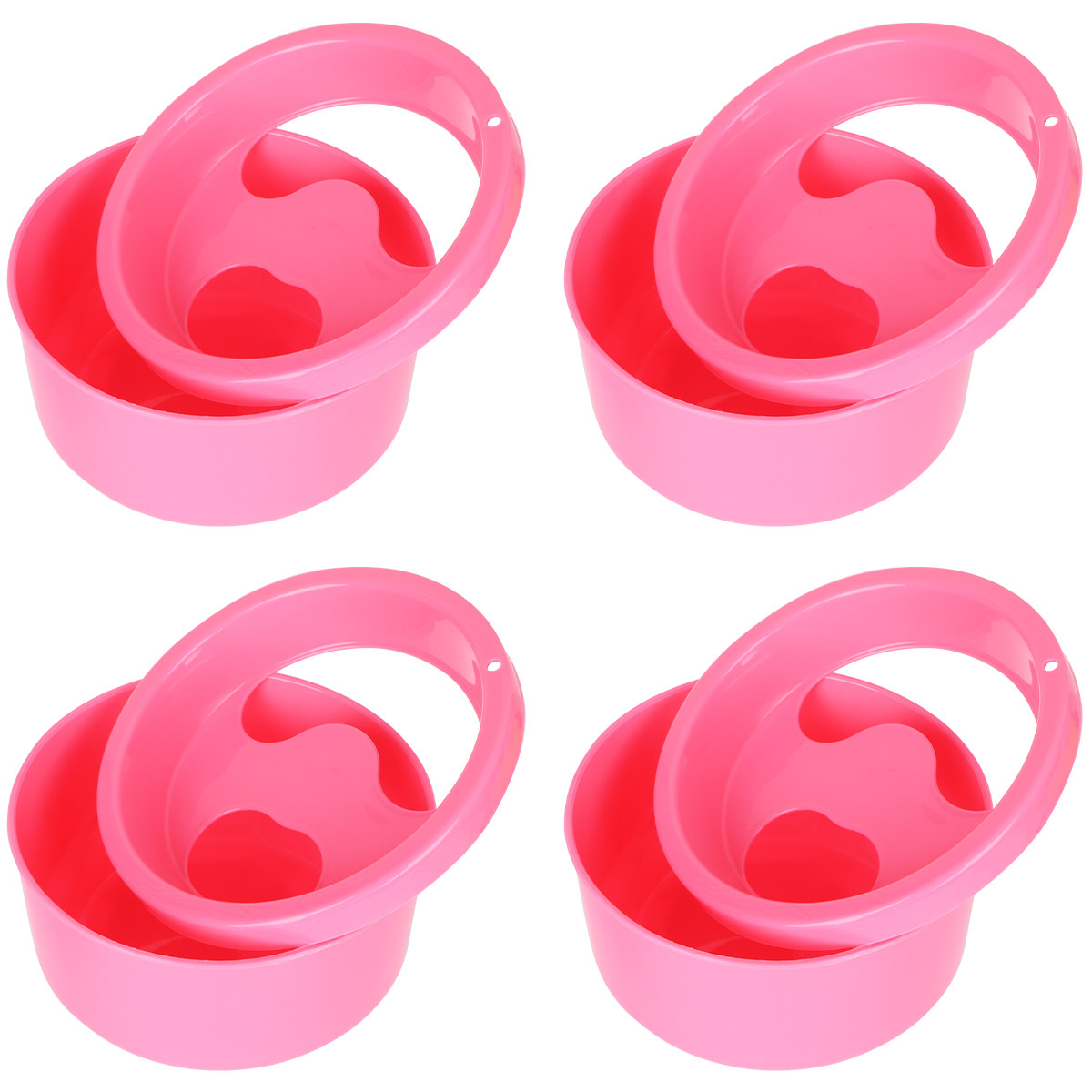 Nutrition & Fitness Class - 4Pcs Nail Soaker Bowl Heavy Duty
