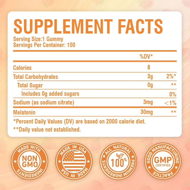 Melatonin 30mg - Calm The Mind - Melatonin Sleep Gummy 评论和价格
