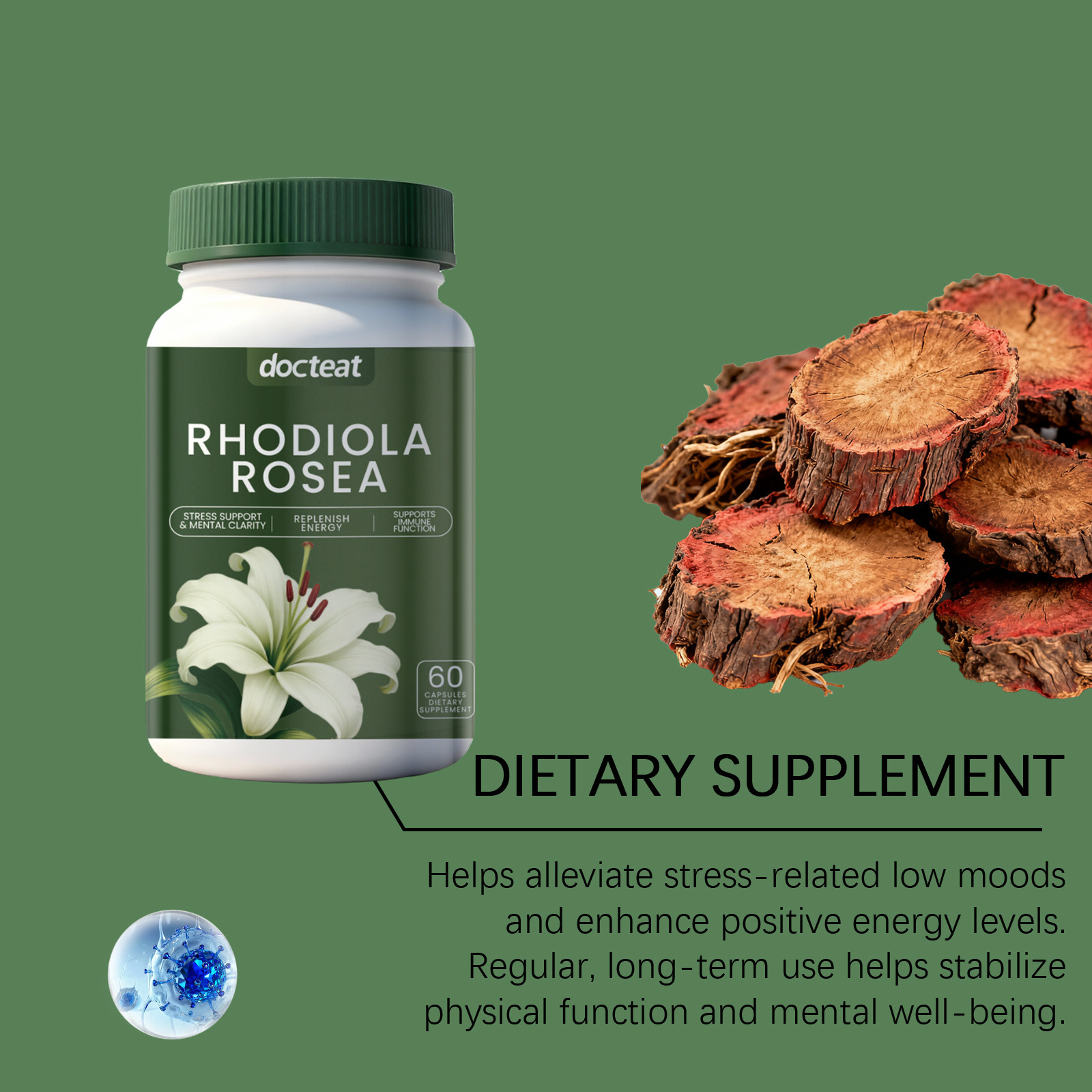 DOCTEAT Men's Health Capsules  - Nutrition Fitness And Health 评论和价格