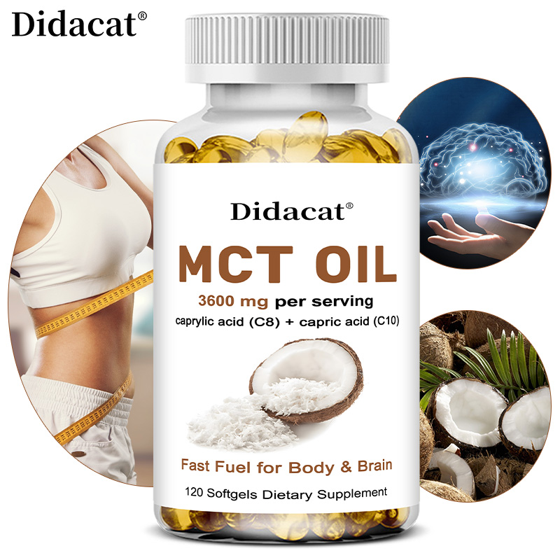 MCT Oil 3600 mg C8 C10 Capsule - Mct Oil Coconut 评论和价格