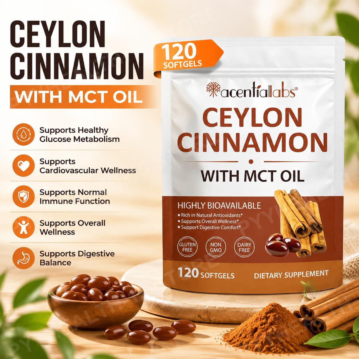 Ceylon Cinnamon with Coconut M - Mct Oil Coconut 评论和价格