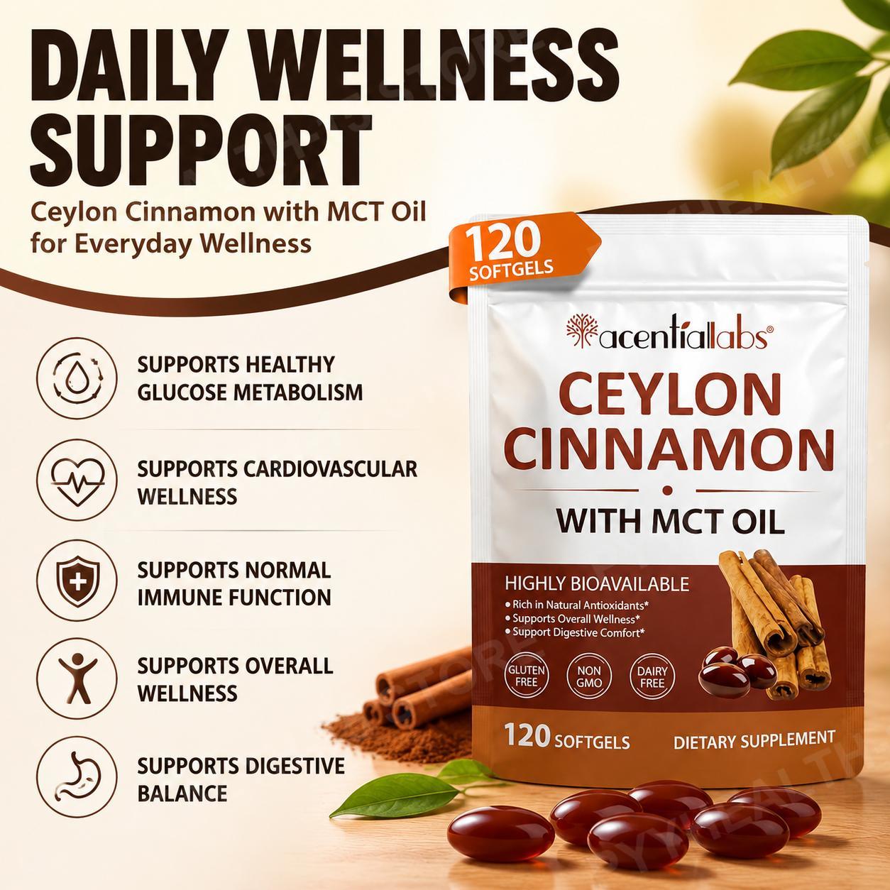 Ceylon Cinnamon with Coconut M - Mct Oil Coconut 评论和价格