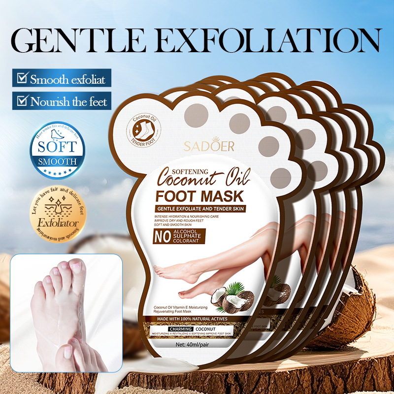 SADOER Coconut Foot Mask Moist - Mct Oil Coconut 评论和价格