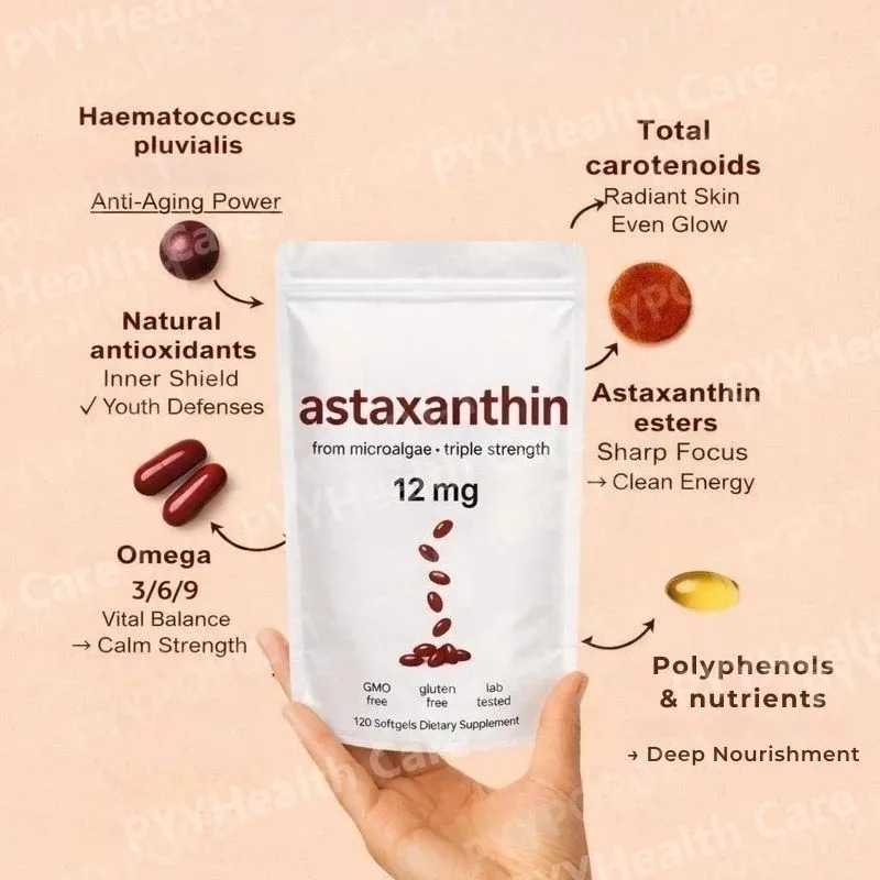 Astaxanthin Softgels 12mg with - Mct Oil Coconut 评论和价格