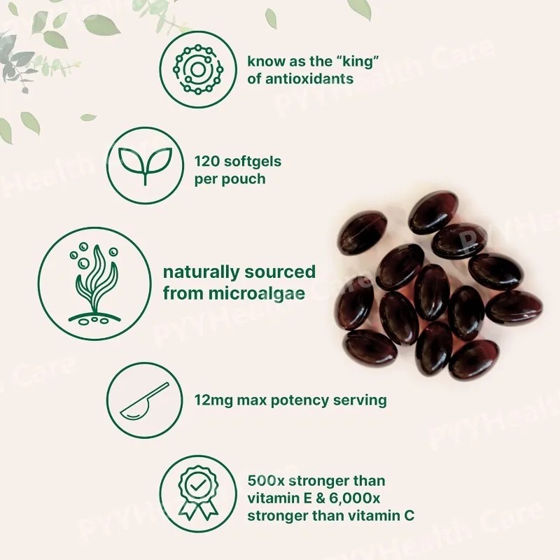 Astaxanthin Softgels 12mg with - Mct Oil Coconut 评论和价格