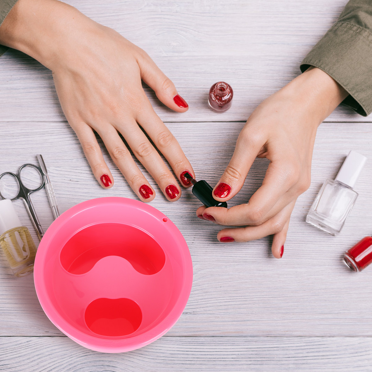 4Pcs Nail Soaker Bowl Heavy Du - Nutrition & Fitness Class 评论和价格